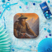 Assiettes En Carton Bigfoot Samurai (Fête)