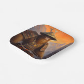 Assiettes En Carton Bigfoot Samurai (Angulaire)