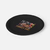 Assiettes En Carton Bigfoot Turquie Citrouille Thanksgiving Day Classi (Angle)