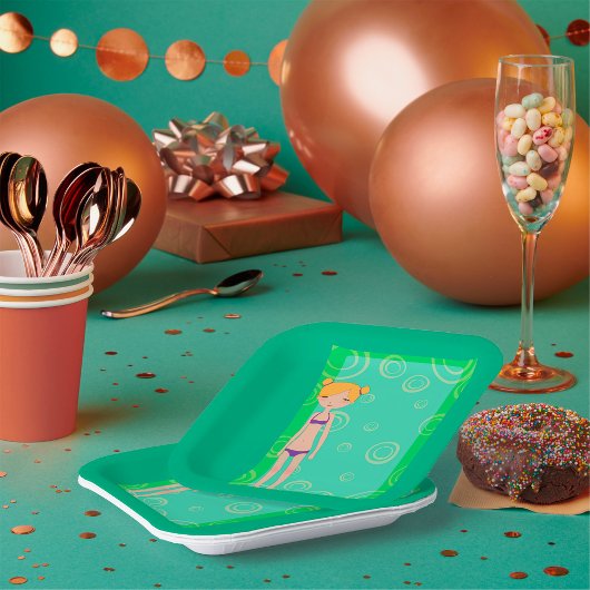 Assiettes En Carton Bikini Girl