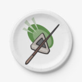 Assiettes En Carton Billard (Devant)