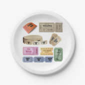 Assiettes En Carton Billets divers (Devant)