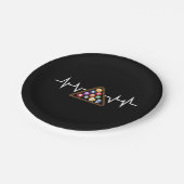 Assiettes En Carton Billiard Ball Rack Hearbeat (Angle)