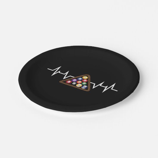 Assiettes En Carton Billiard Ball Rack Hearbeat (Angle)