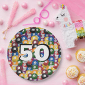 Assiettes En Carton Billiard Balls pour 50e anniversaire (Fête)