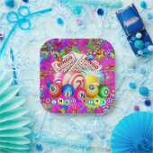 Assiettes En Carton BINGO BINGO Conçu par CBDOilPrincess (Fête)