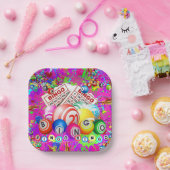Assiettes En Carton BINGO BINGO Conçu par CBDOilPrincess (Fête)
