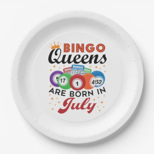 Assiettes En Carton Bingo Queens Are Born in July