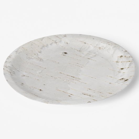 Assiettes En Carton Birchbark (Angle)