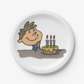 Assiettes En Carton Birthday Boy (Devant)