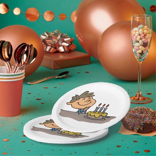 Assiettes En Carton Birthday Boy