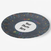 Assiettes En Carton Birthday Boy Joyeux Birthday Chalkboard (Angle)