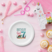Assiettes En Carton Birthday Girls 7th Sea Turtle 7 Year Old Ocean Aqu (Fête)
