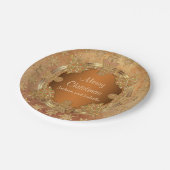 Assiettes En Carton Biscuits de pain d'épice de Joyeux Noël (Angle)