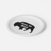 Assiettes En Carton Bison libre de Roam (Angle)