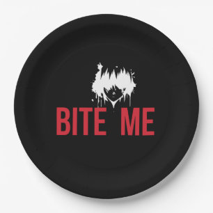 Assiettes En Carton Bite Me : Une torsion Éffrayante et joueuse"