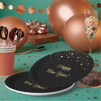 Assiettes En Carton Bites & Bubbly New Years Eve