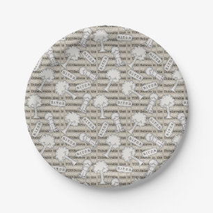 Assiettes En Carton BITUB Motif (Croyez en l'incroyable)