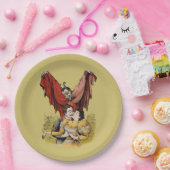 Assiettes En Carton Bizarre Satan (Fête)