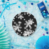 Assiettes En Carton Black (Fête)