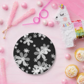 Assiettes En Carton Black (Fête)