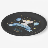 Assiettes En Carton black chalk baby elephant BALLOON (Angle)