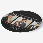 Assiettes En Carton Black College University 3 - Diplôme photo (Angle)