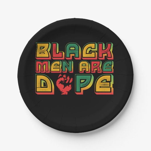 Assiettes En Carton black_men_are_dope_01 (Devant)