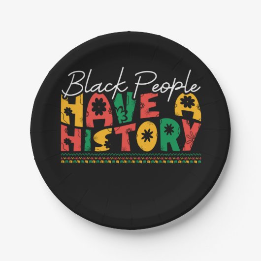 Assiettes En Carton black_people_have_a_history_02 (Devant)