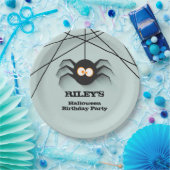 Assiettes En Carton Black Spider Halloween fête d'anniversaire (Fête)
