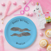 Assiettes En Carton Black spotted moray eel cartoon (Fête)