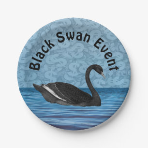 Assiettes En Carton Black Swan, événement