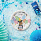 Assiettes En Carton Black Tan Brussels Griffon Chien fête d'anniversai (Fête)