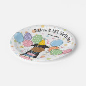 Assiettes En Carton Black Tan Brussels Griffon Chien fête d'anniversai (Angle)