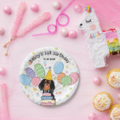 Assiettes En Carton Black Tan Cavalier King Charles Spaniel Anniversai (Fête)