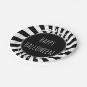 Assiettes En Carton Black & White Fun Whimschipes Party (Angle)