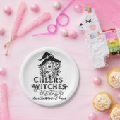 Assiettes En Carton Black Witches Halloween Bachelorette Party (Fête)
