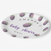 Assiettes En Carton Blackberries - Baby shower (Angle)