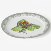 Assiettes En Carton BlackBerry (Angle)