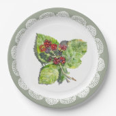 Assiettes En Carton BlackBerry (Devant)