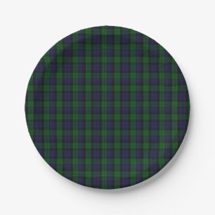 Assiettes En Carton Blackwatch Tartan