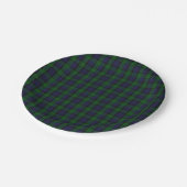 Assiettes En Carton Blackwatch Tartan (Angle)