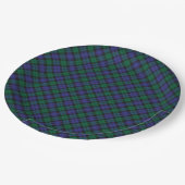 Assiettes En Carton Blackwatch Tartan Royal Scottish Plaid Motif (Angle)
