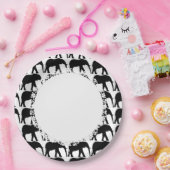 Assiettes En Carton Blanc-Blanc-Eléphant—Lace_M-L (Fête)