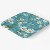 Assiettes En Carton Blancs d'été sur Aqua (Angulaire)