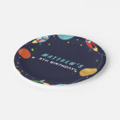 Assiettes En Carton Blast Off! Outer Space Birthday Party (Angle)