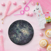 Assiettes En Carton Bleak Galaxy Space Rock fête d'anniversaire (Fête)