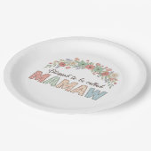 Assiettes En Carton Blessed to be called Mamaw (Angle)