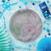 Assiettes En Carton Blessures de Pâques Cadre table en Pastels (Fête)