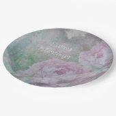 Assiettes En Carton Blessures de Pâques Cadre table en Pastels (Angle)